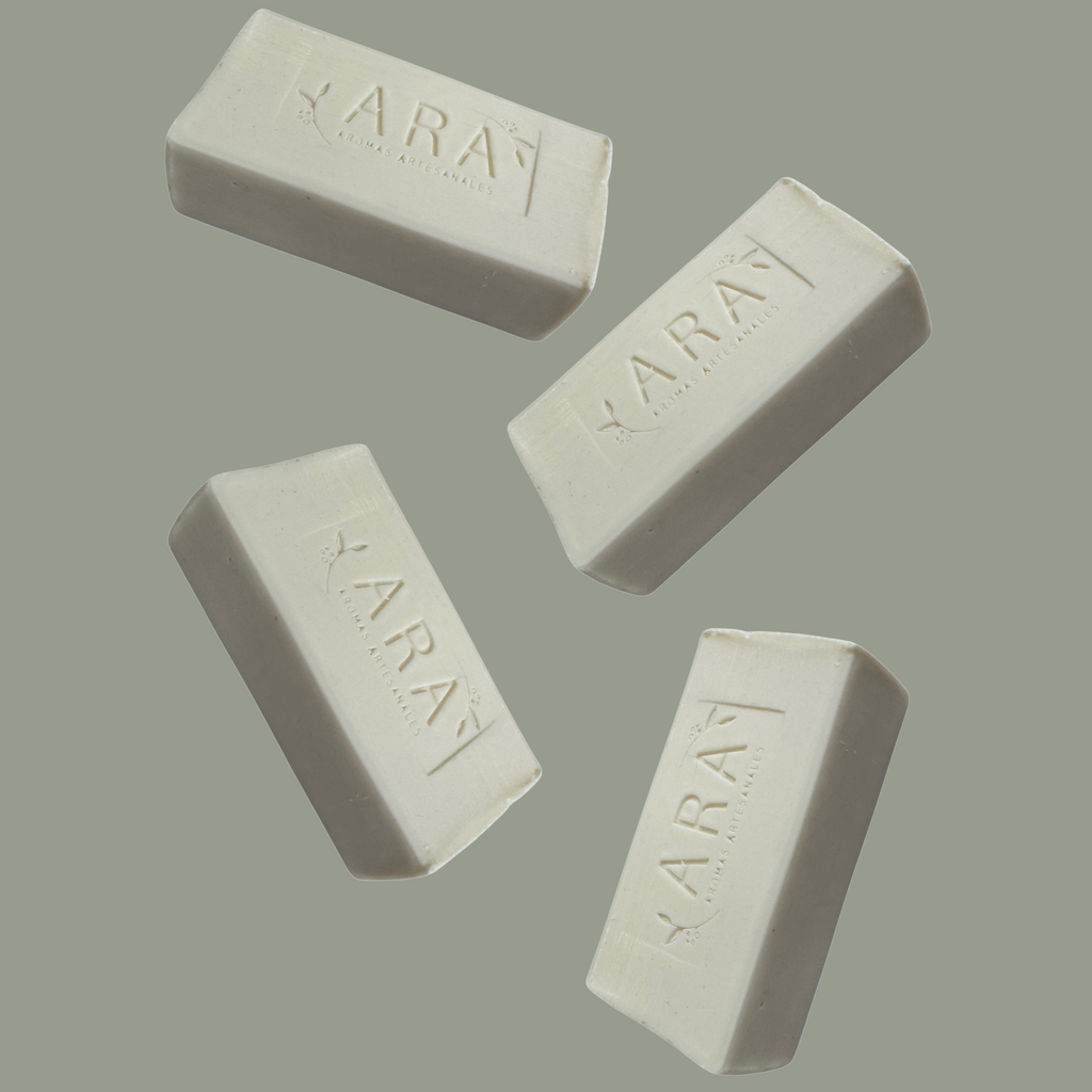 4 Piezas De Jabones Artesanales Ara De Leche De Burra De 120 Gramos